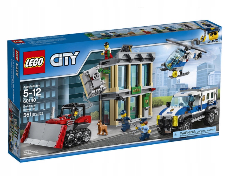 Lego City 60140 Włamanie buldożerem