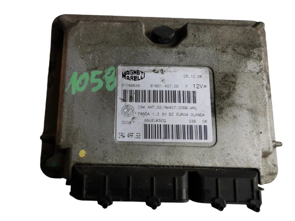 FIAT PANDA 1.2B 51798638 61601.407.00 computer ECU