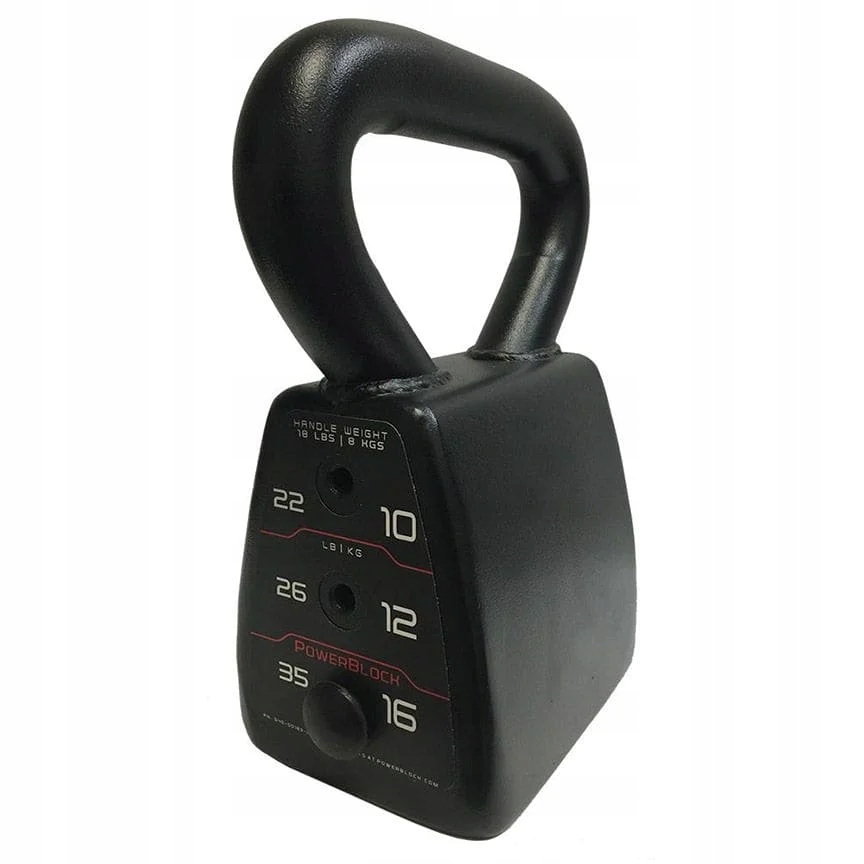 Reglowany Kettlebell Obciążenie 8-16KG Szybka Regulacja Powerblock