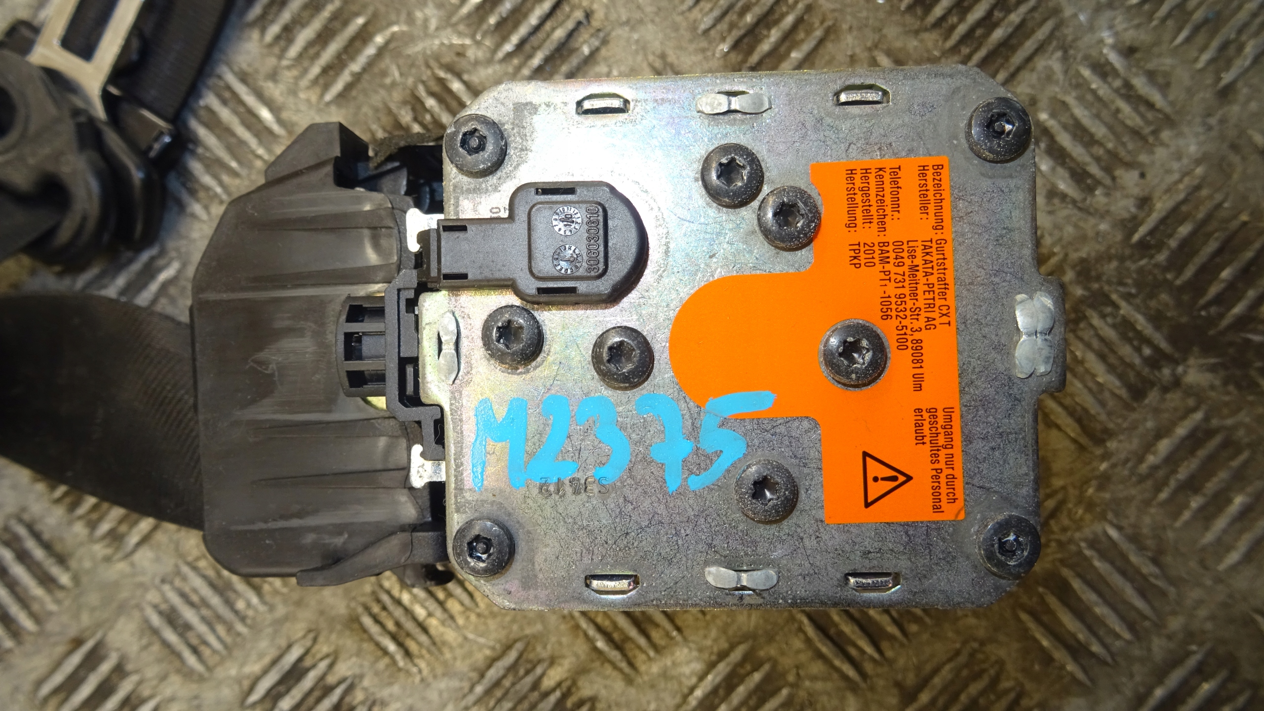 Gurten Sicherheits Audi OE 8T0857705