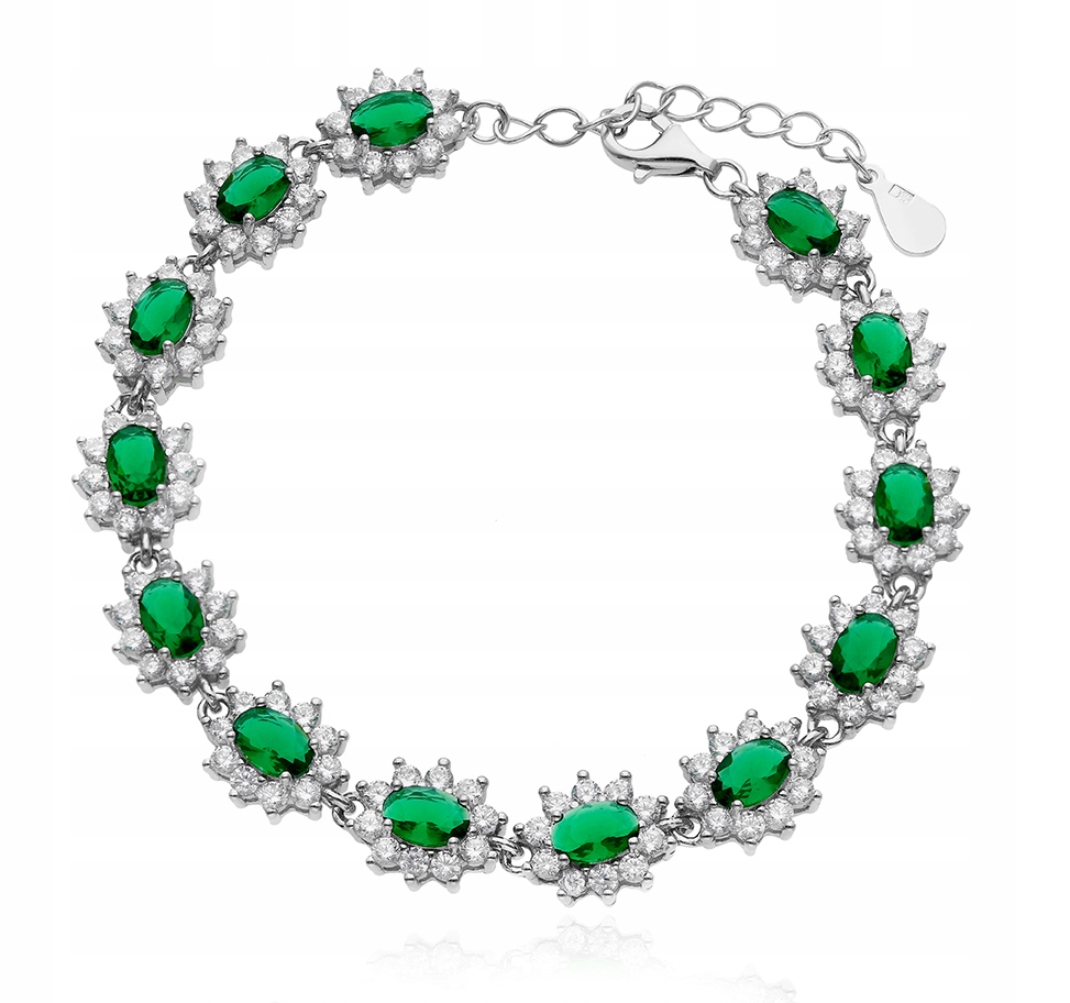 Stříbrný náramek Ag 925 s kameny IM0300923BR