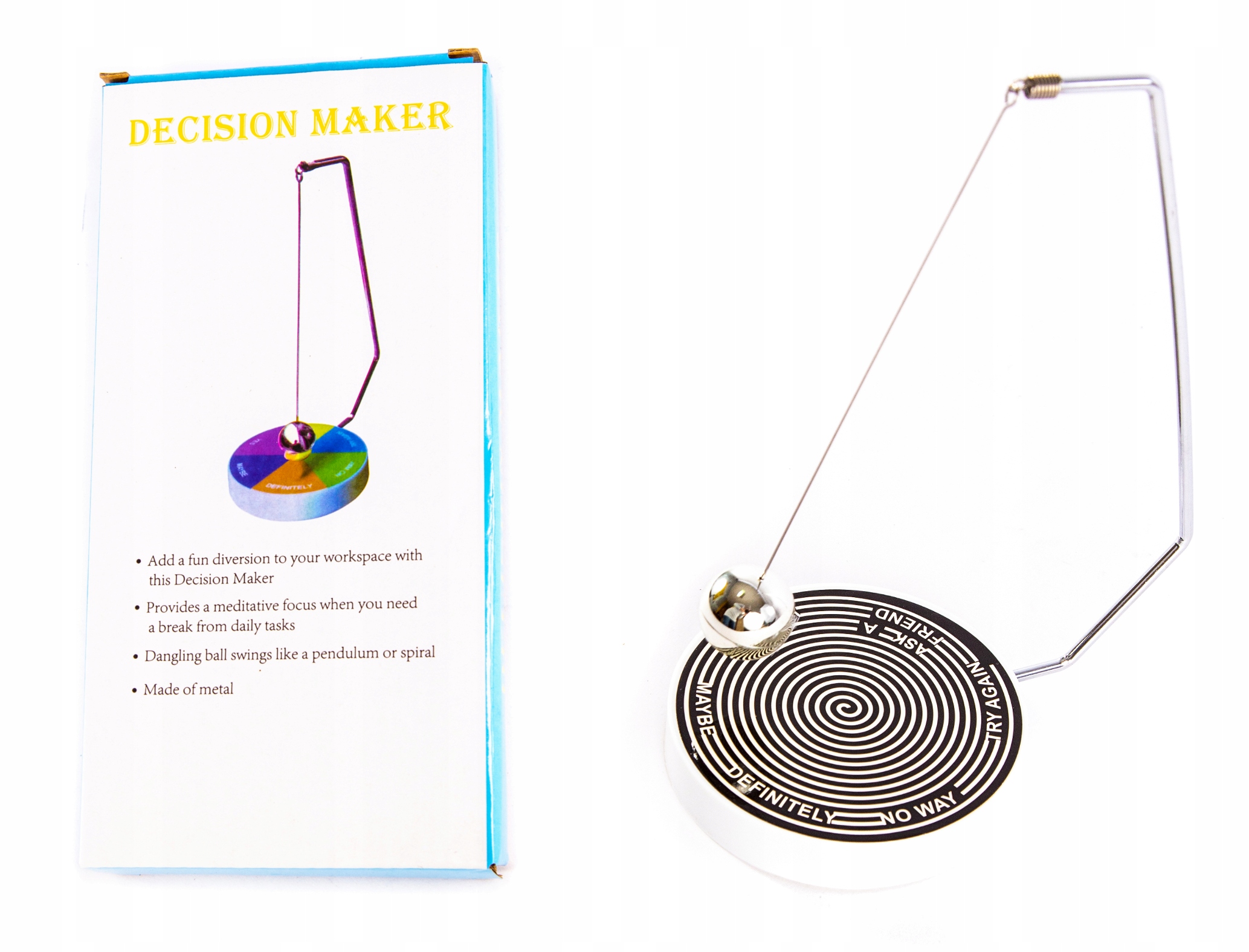 

Wahadło Decyzyjne gadżet do biura Kula Wyboru