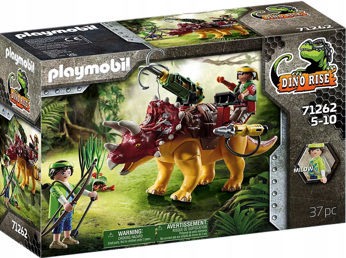 PLAYMOBIL 71262 Dino Rise Triceratops Dinozaur