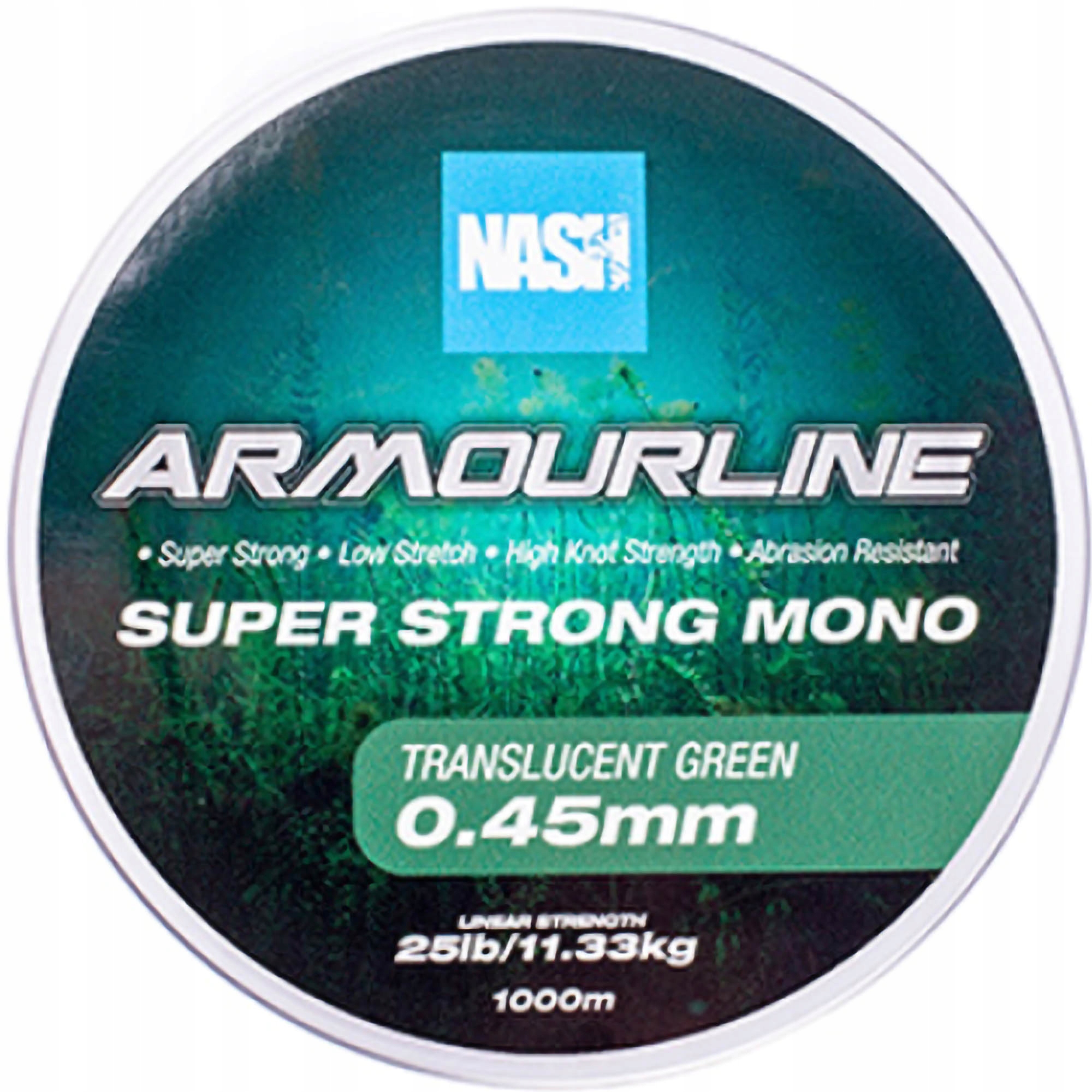 Vlasec Silný Nash Armourline Strong Mono Green 20 lb/0.40 mm 1000 m