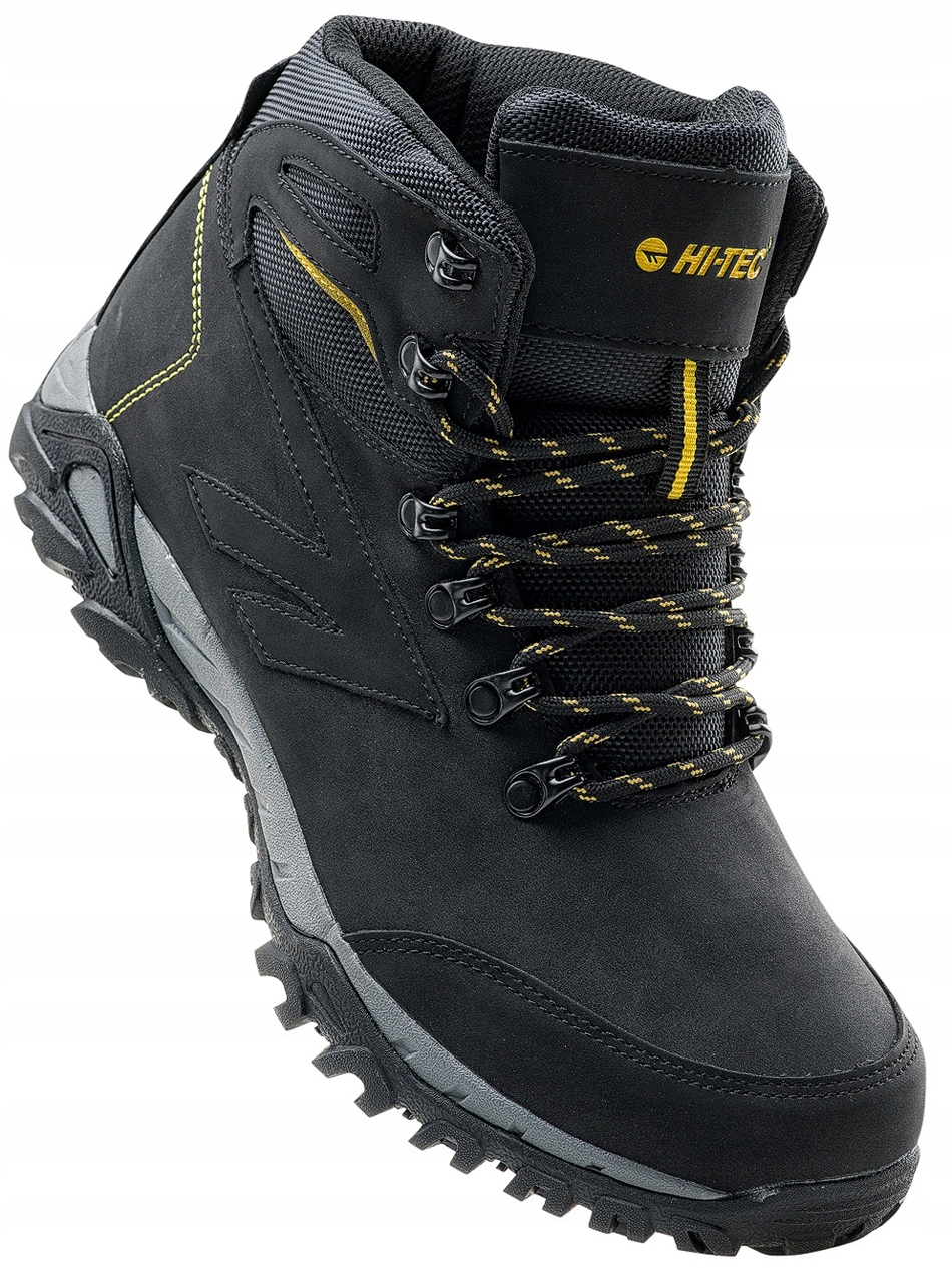 Buty męskie HI-TEC MEDIN MID r.45 BLACK/LIME Rozmiar 45
