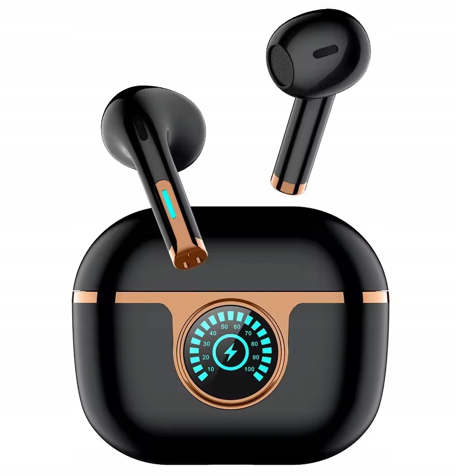 SŁUCHAWKI BEZPRZEWODOWE TWS BLUETOOTH 5.3 ANC + POWERBANK LED Stan opakowania oryginalne