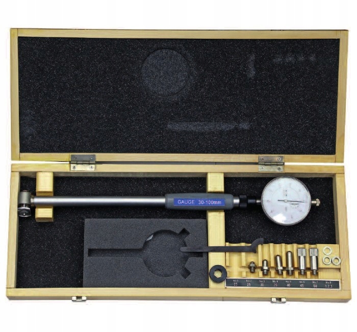 ŚREDNICÓWKA ZEGAROWA MDAh 30-100/250 0.01mm