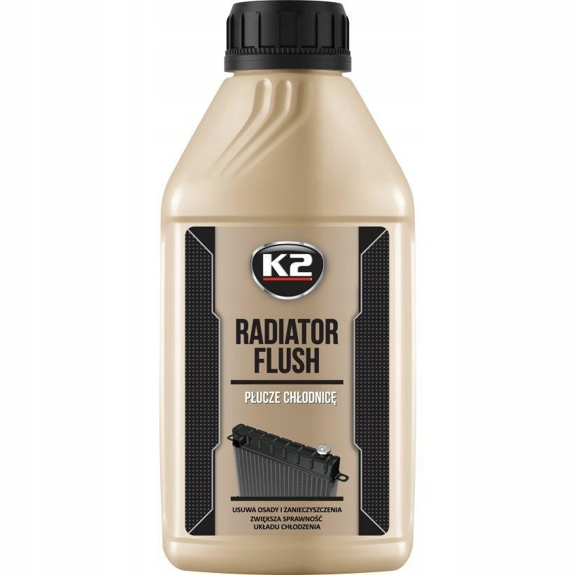 K2 PŁUKACZ CHŁODNICY W PŁYNIE USUWA RDZĘ RADIATOR FLUSH 400ML