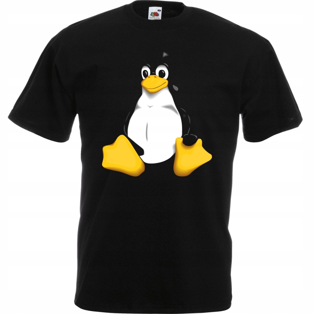 

Koszulka tux pingwin linux XL czarna