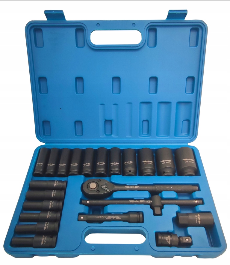 Udarové Nástavce Dĺžka Hrkálka 23s 1/2 8-32mm Adler
