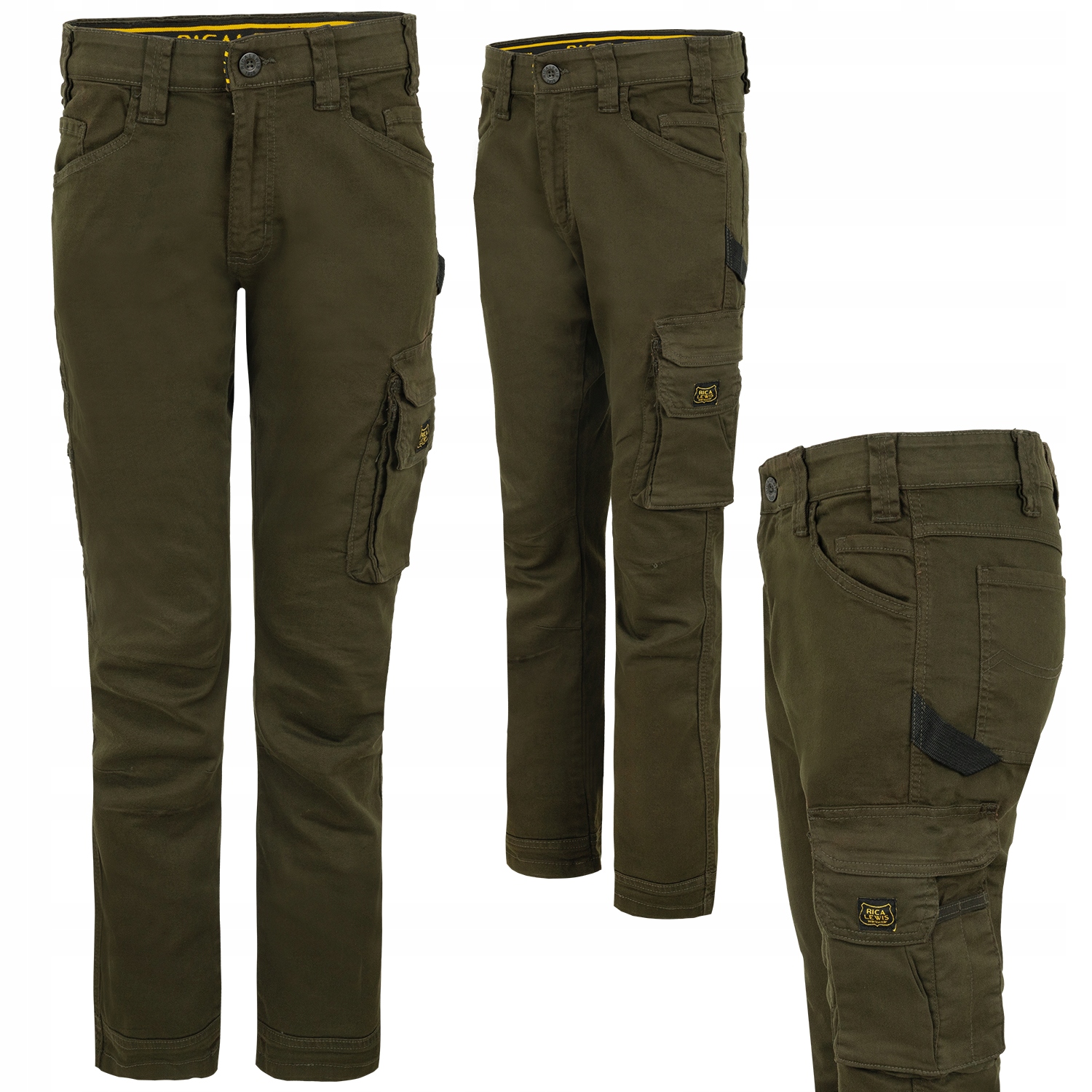 Spodnie do pasa Jobc Verde Military green roz.52