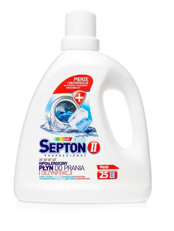 

Clovin II Septon Dezynfekujący Płyn Do Prania 1,5L