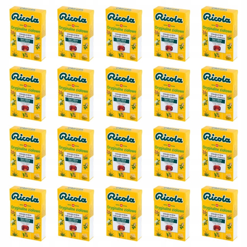 Ricola Originální Bylinné 27,5g X20