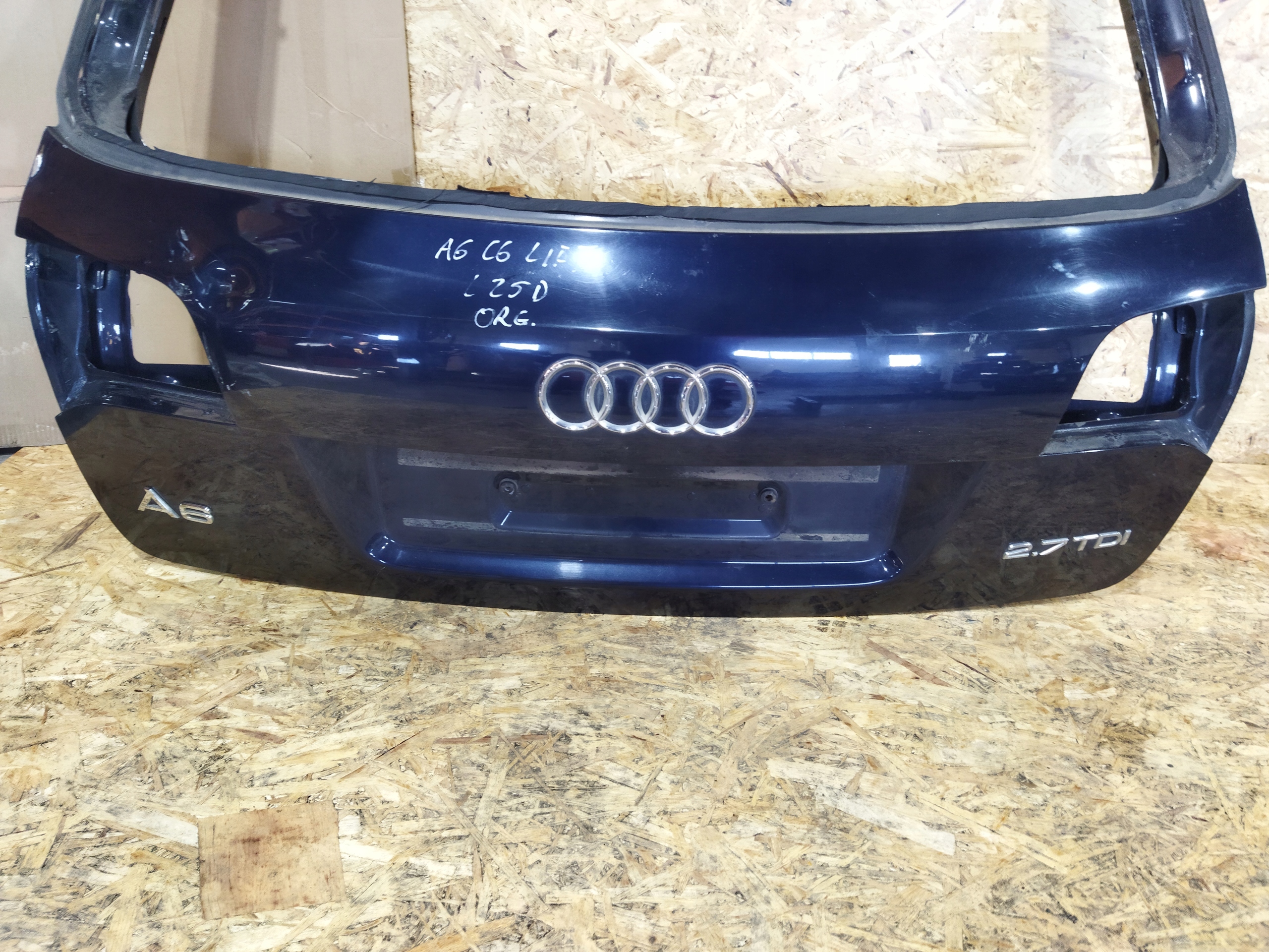 boot door AUDI A6 C6 LIFT AVANT KOMBI LZ5D ORG