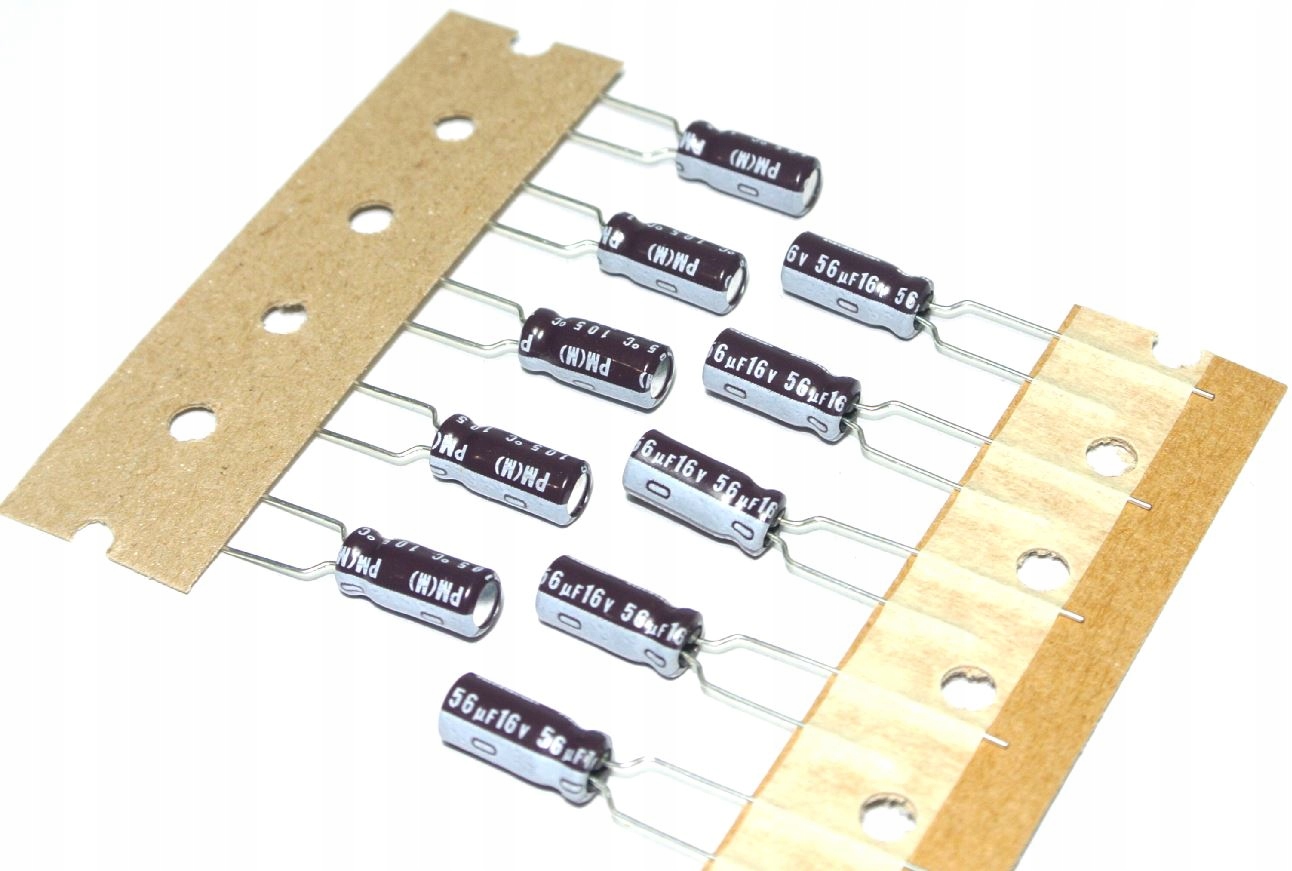 56uF 16V 105' Low impedance Nichicon Pm Upm Long Life kondensator [10szt]