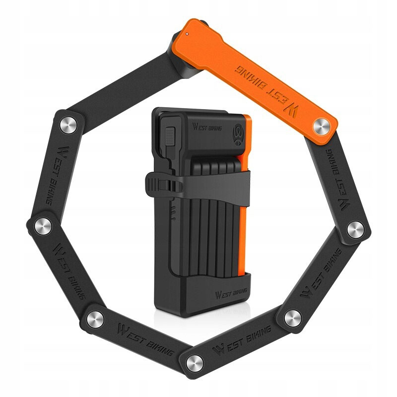 ZAPIĘCIE ROWEROWE ZABEZPIECZENIE ZAMEK ROWEROWY SKŁADANE BLOKADA ROWERU Kod producenta YP07