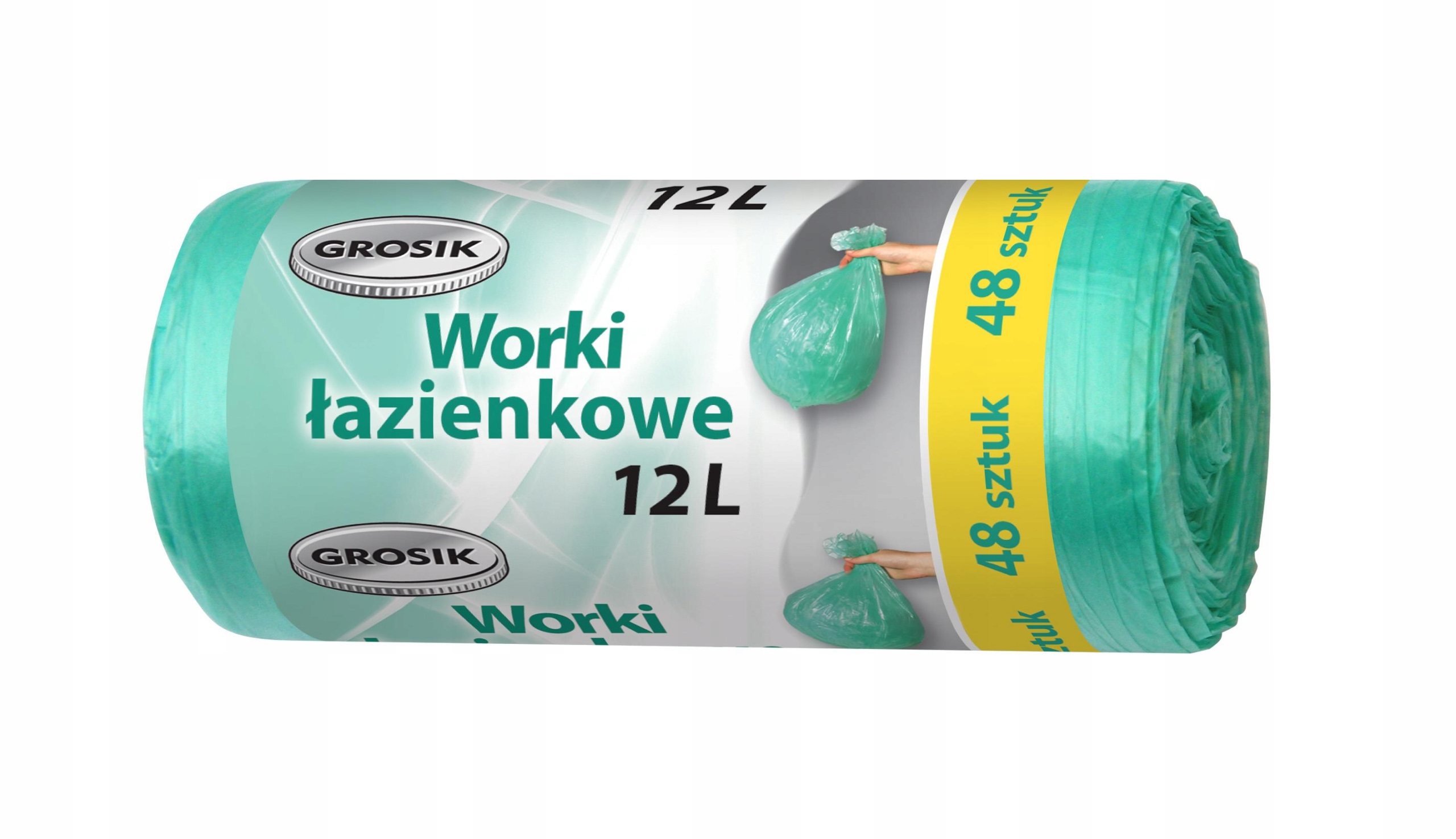 

Grosik Worki na śmieci łazienkowe 12l 48 szt
