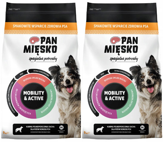 Pan Mięsko Mobility & Active Wspiera Układ Ruchu Nerwowy 18 kg (2 x 9 kg)