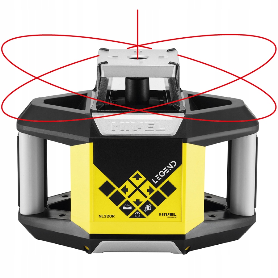 Rotační laser Nivel System NL320R Digital poklesy