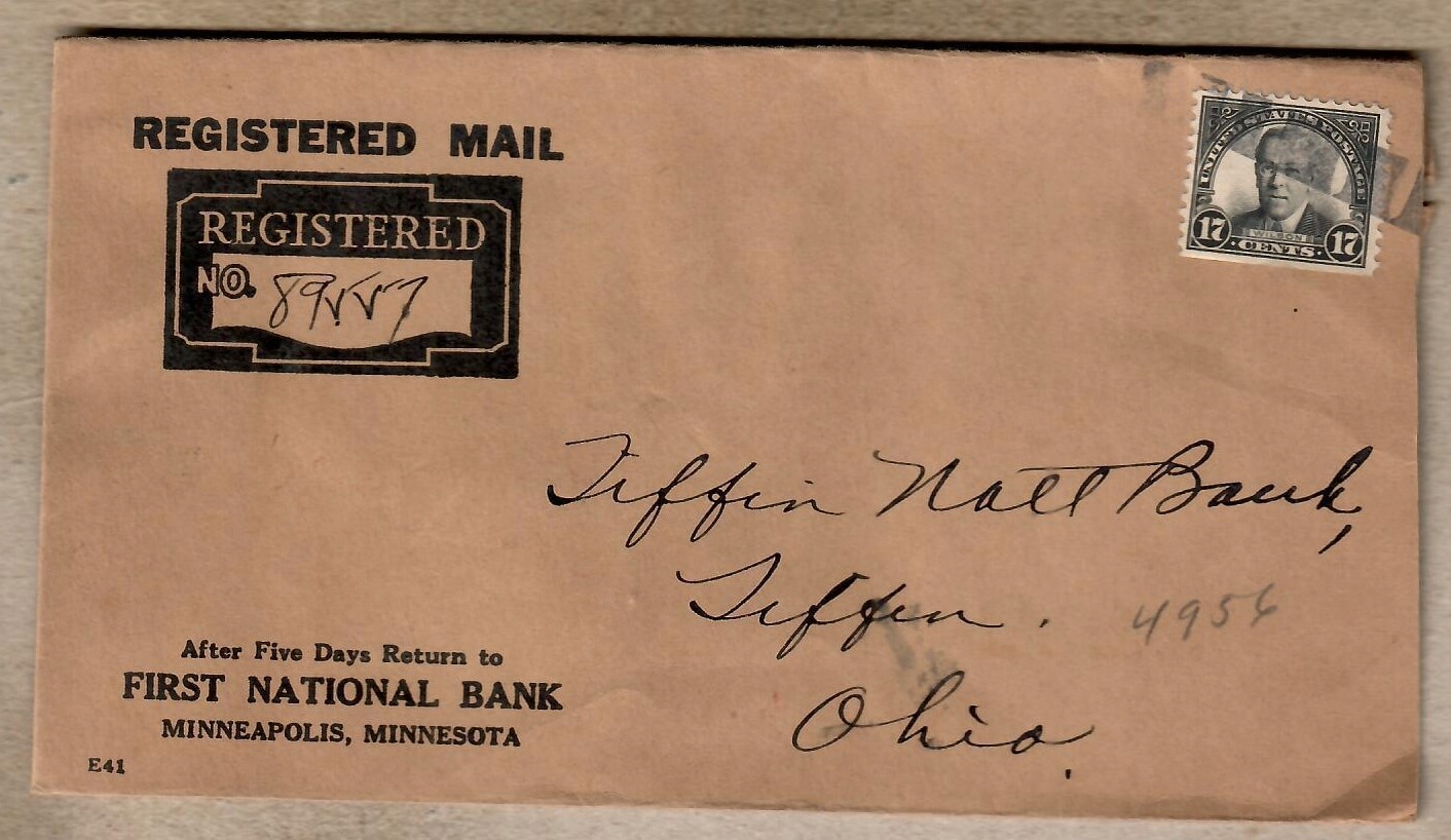 USA, 1932 r. M 278 A , koperta, erka