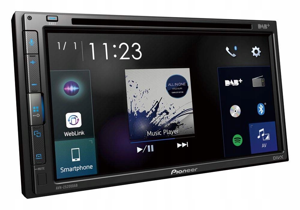 Pioneer AVH-Z5200DAB Radio Samochodowe Moniceiver Dab Bluetooth Głośnomówią