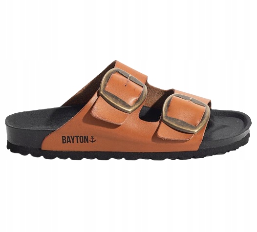 Bayton Hnědé Nazouváky S Kopanými Sponami 38 3DA