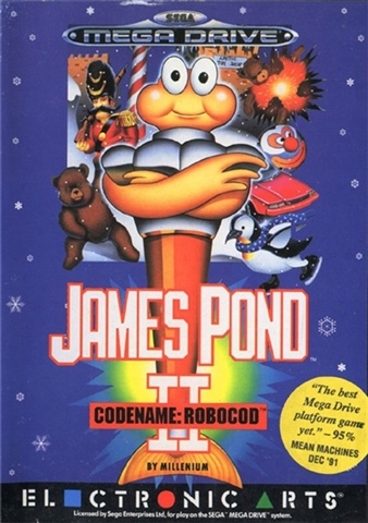 James Pond 2 - SEGA MEGA DRIVE SMD PAL SAM CARTRIDGE