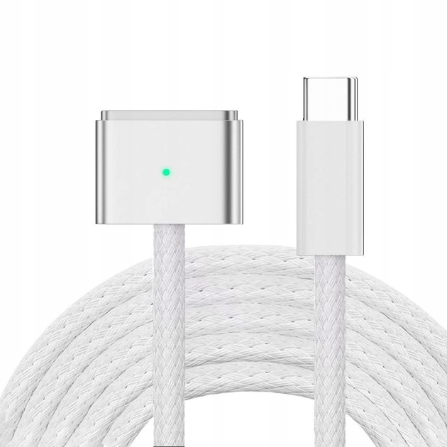 Kabel przewód do Apple Macbook Pro Air USB-C (typ c) - MagSafe 3 140W 2m