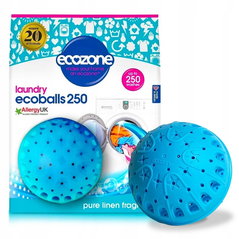 

Ekologiczna kula piorąca do pralki Ecozone 250 pra