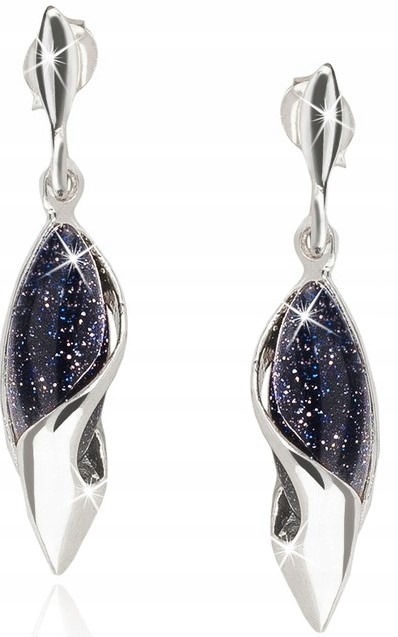 

Piękne Kolczyki Srebrne Noc Kairu Srebro PR.925