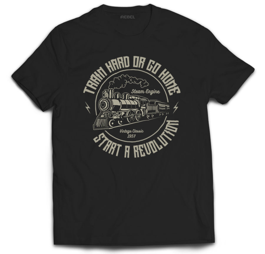 

Tshirt Ciuchcia Steam Parowóz Train Pociąg XXL