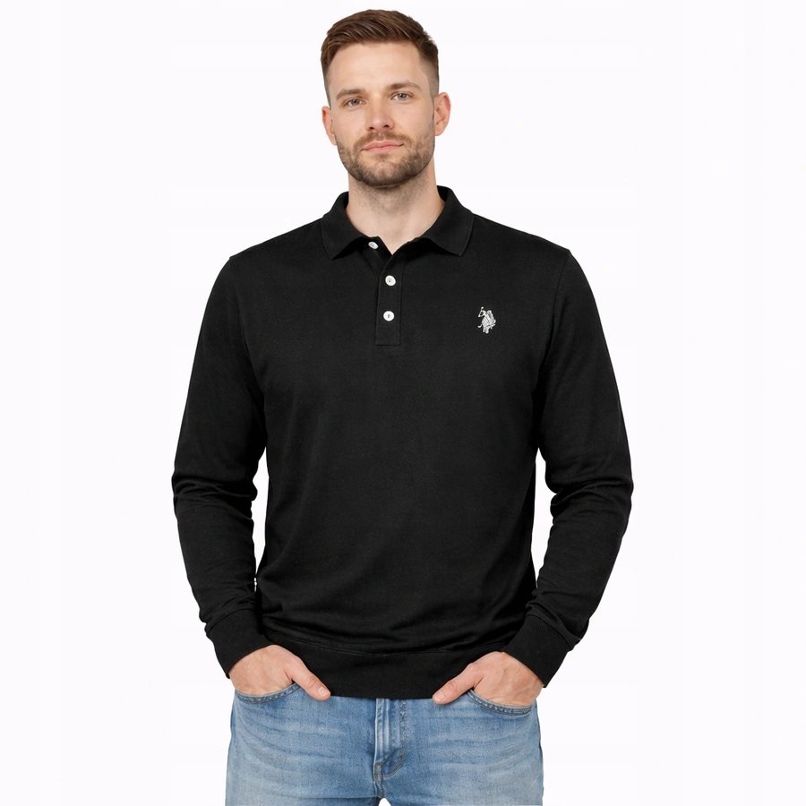Pánský svetr U.s. Polo Assn. Carlo US42 173 057 002441 Černý