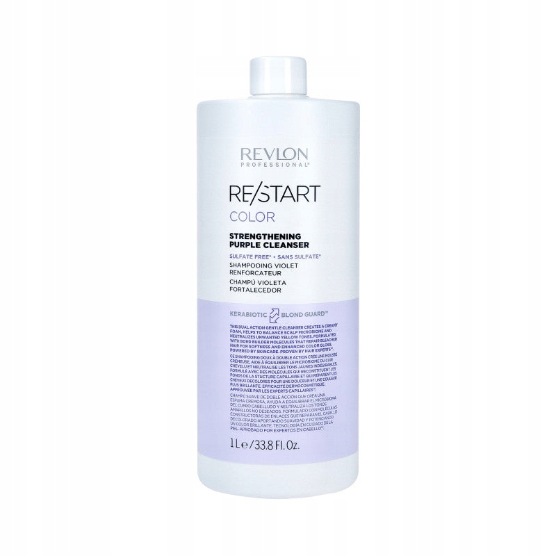 Revlon Re/start Purple Posilující šampon pro blond vlasy