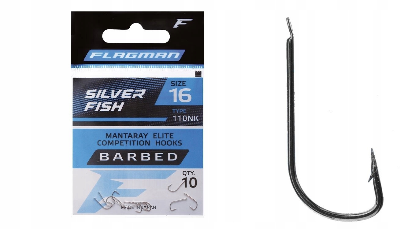 Haczyki Flagman Silver Fish 20 10SZT