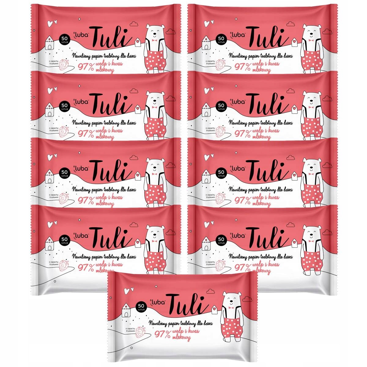 

Luba Tuli Nawilżany papier toaletowy Truskawk x450