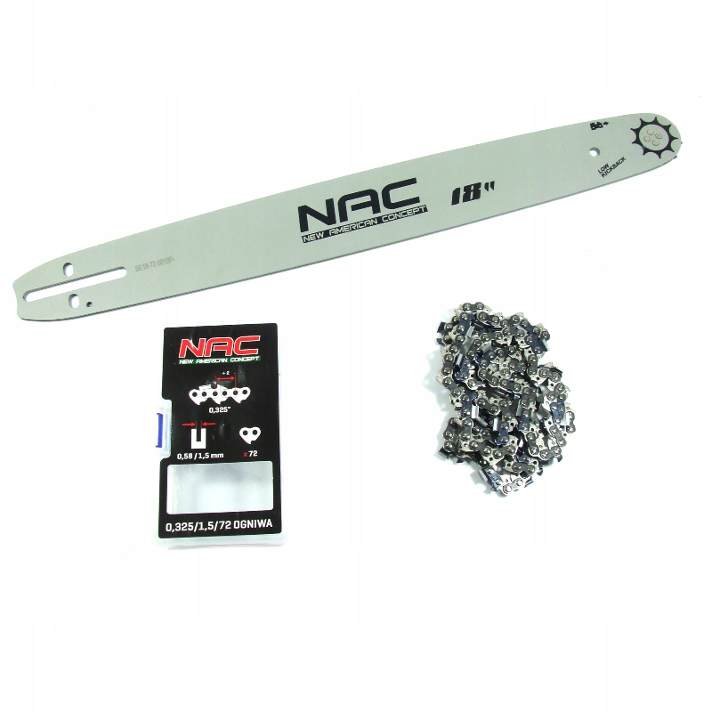 

Prowadnica Nac 18 BE18-72-5810P Łańcuch Nac
