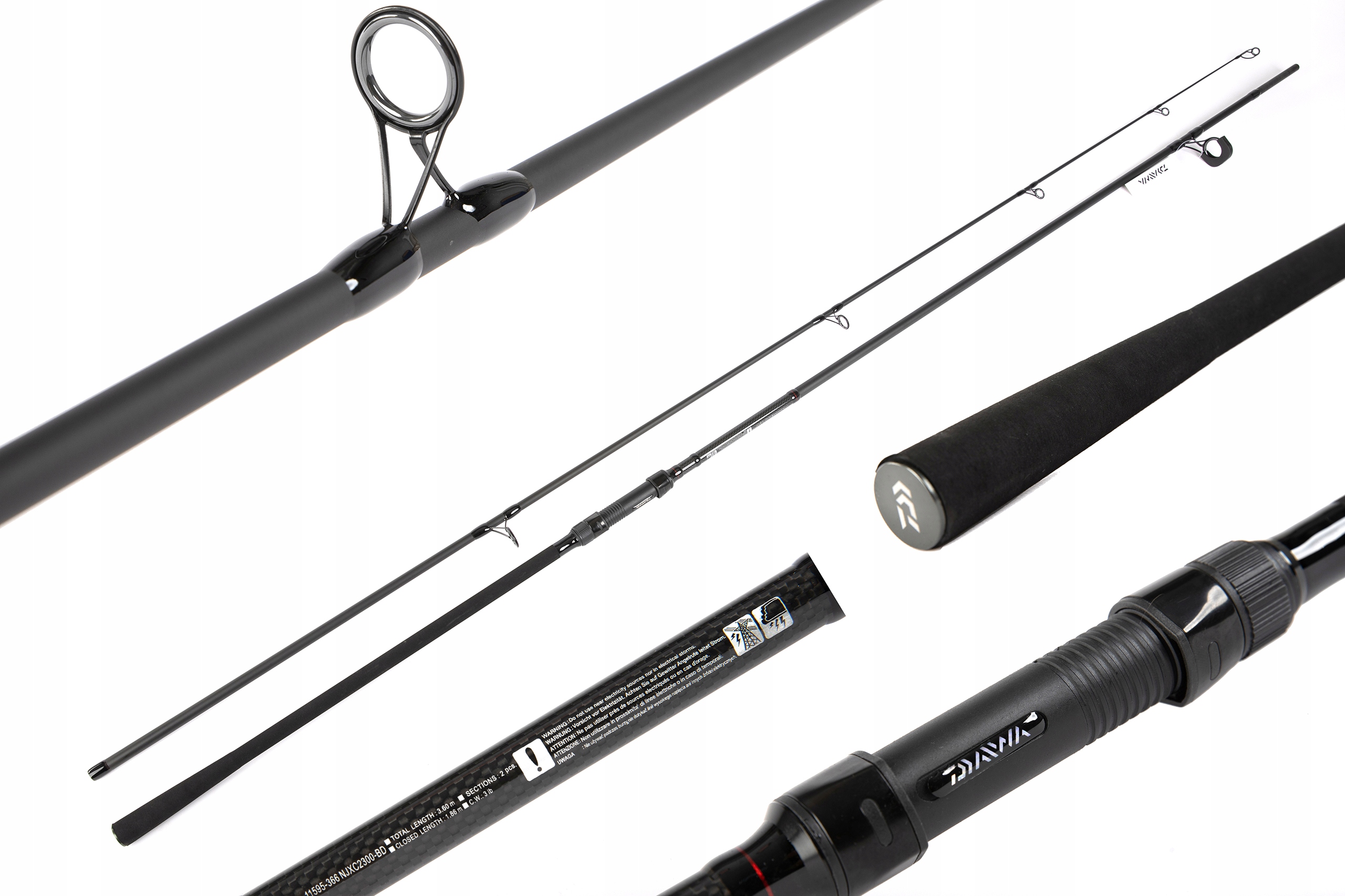 

Daiwa Wędka Ninja X Carp 3LB 3.60M 2 Składy