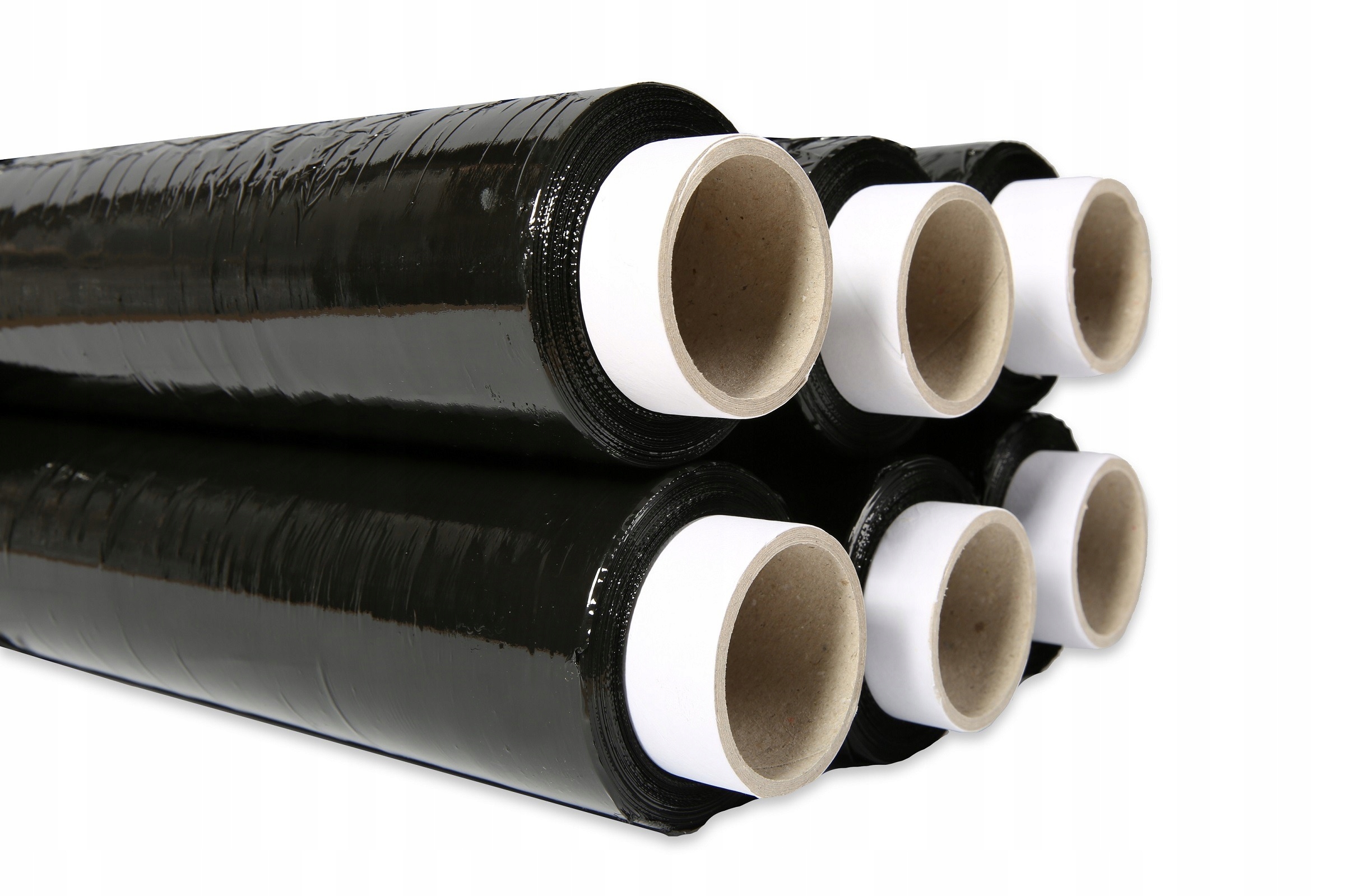 FOLIA STRETCH STRECH STRECZ 10x3KG CZARNA 10SZT Kolor czarny