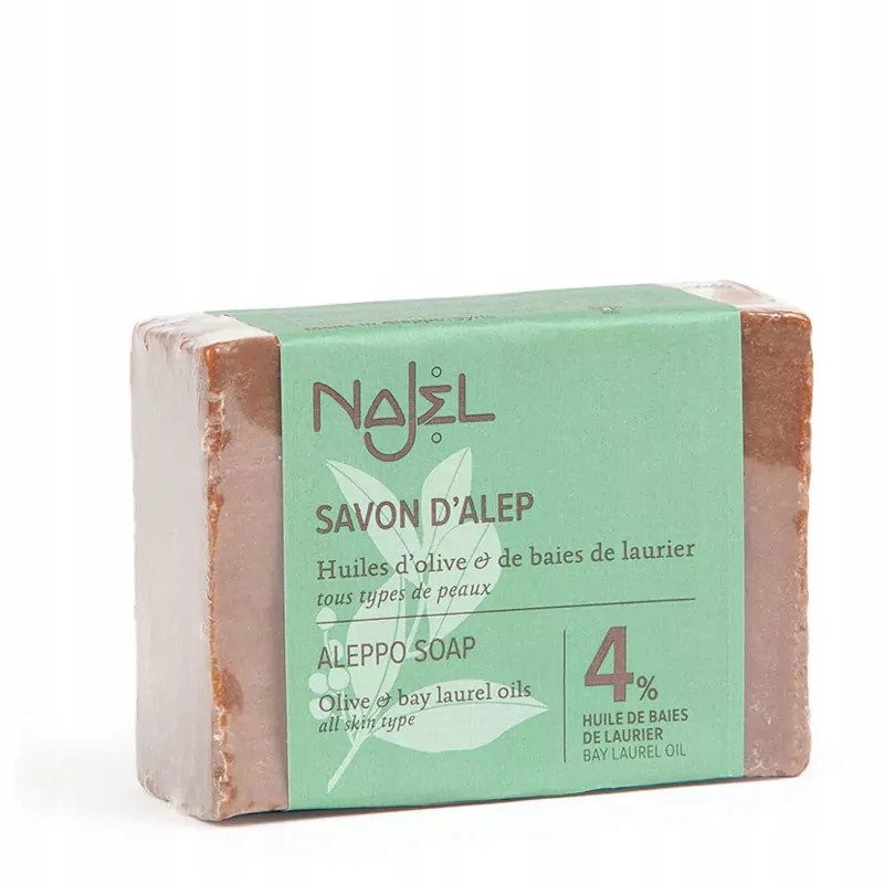 

Mydło oliwkowo-laurowe 4% Aleppo 150g Najel