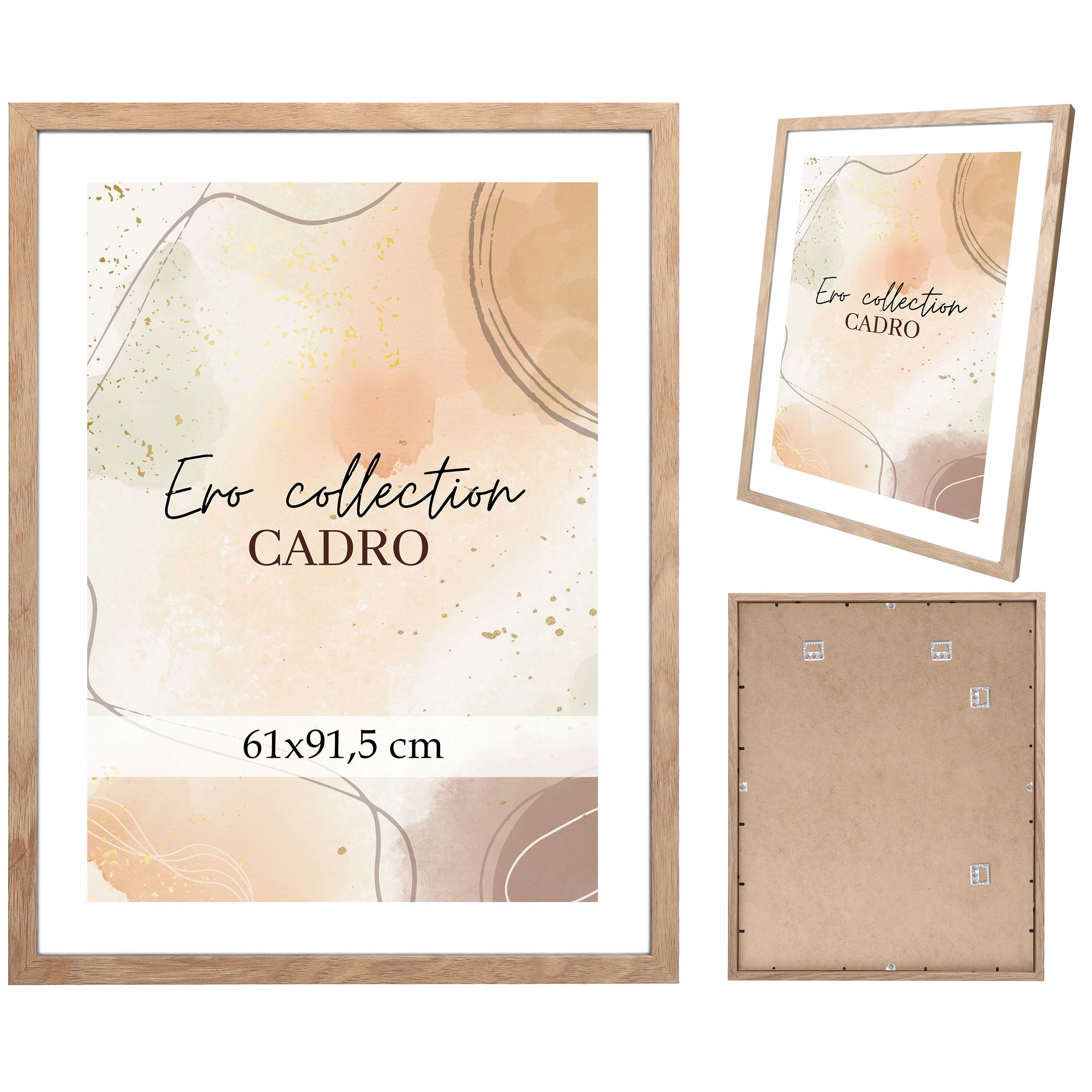 

Ramka 61x91,5 ramka na zdjęcia ramki brąz rama