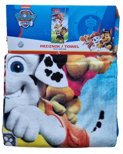 Ręcznik plażowy PSI PATROL 140 cm x 70 cm