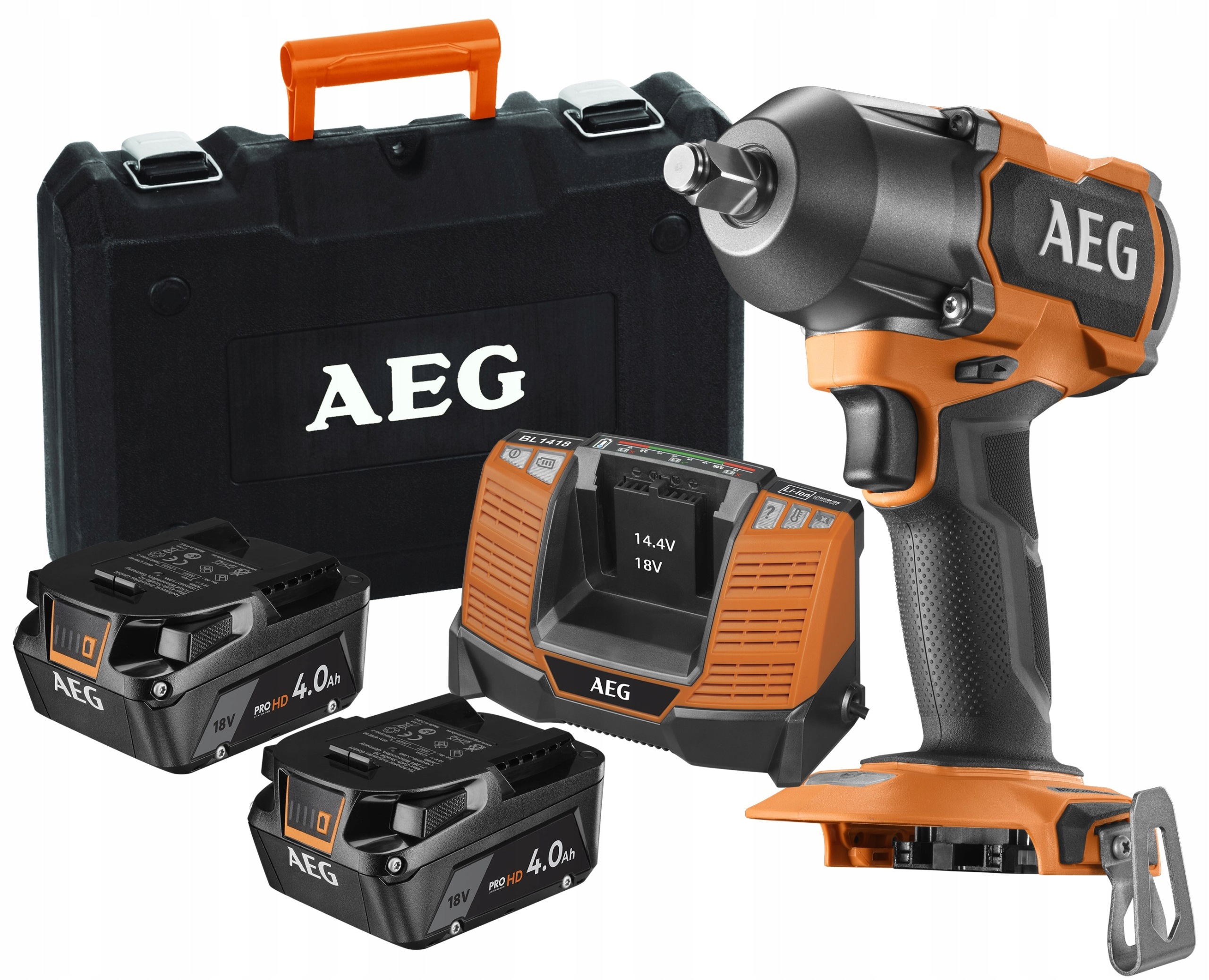 Rázový uťahovák 18V Bss 18MTF12BL-402C 785Nm Aeg