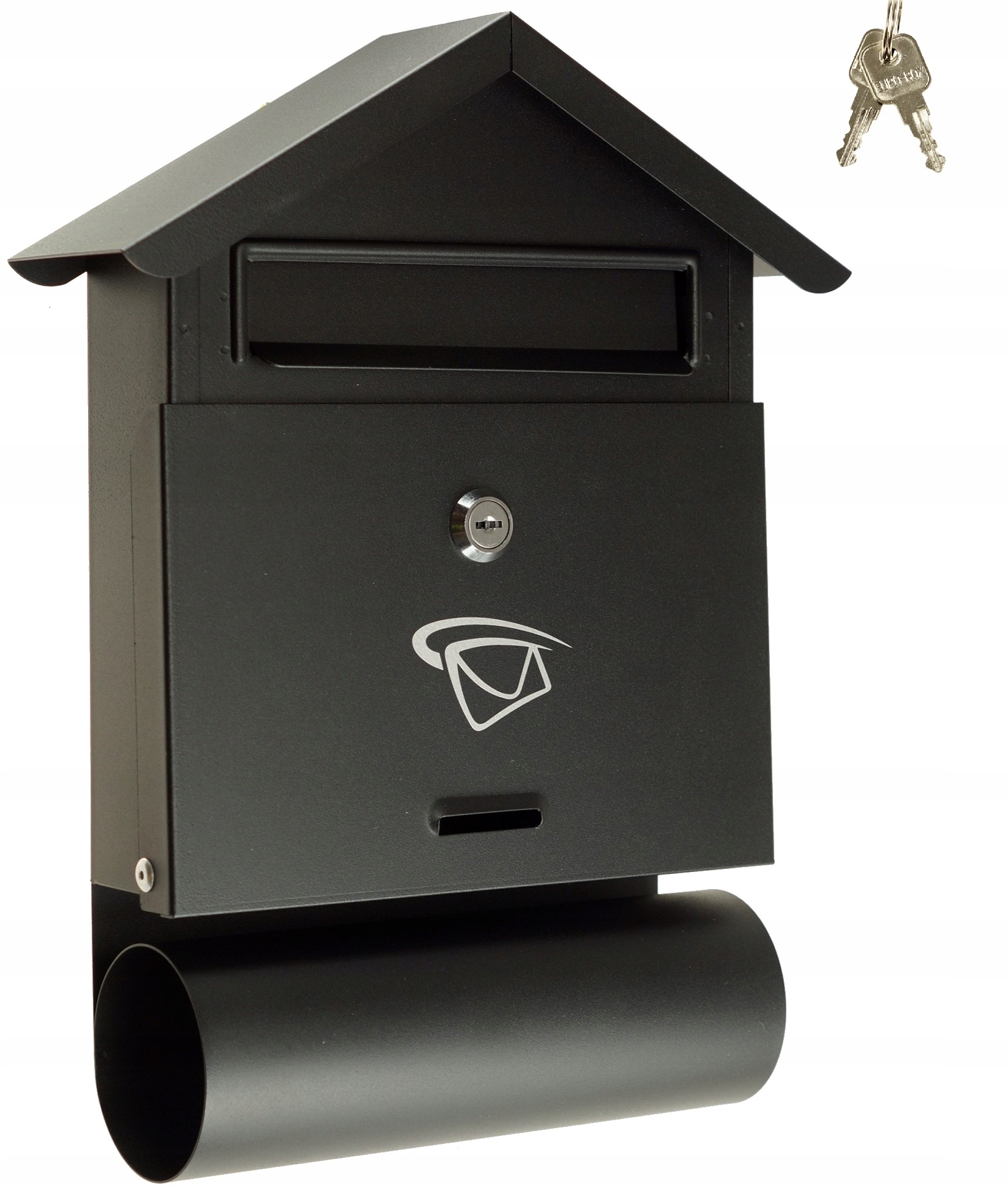 Poštovní Schránka Domeček Formát B6 Velká Černá