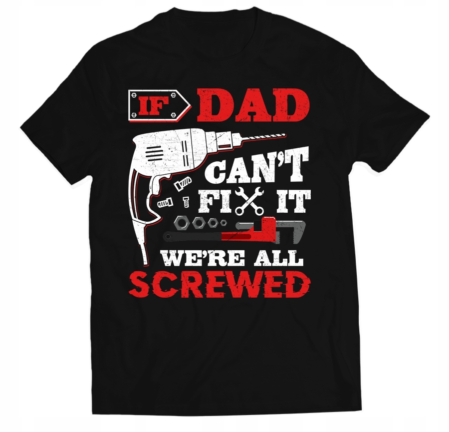 

Koszulka Dla Ojca Tshirt Tata Złota Rączka L