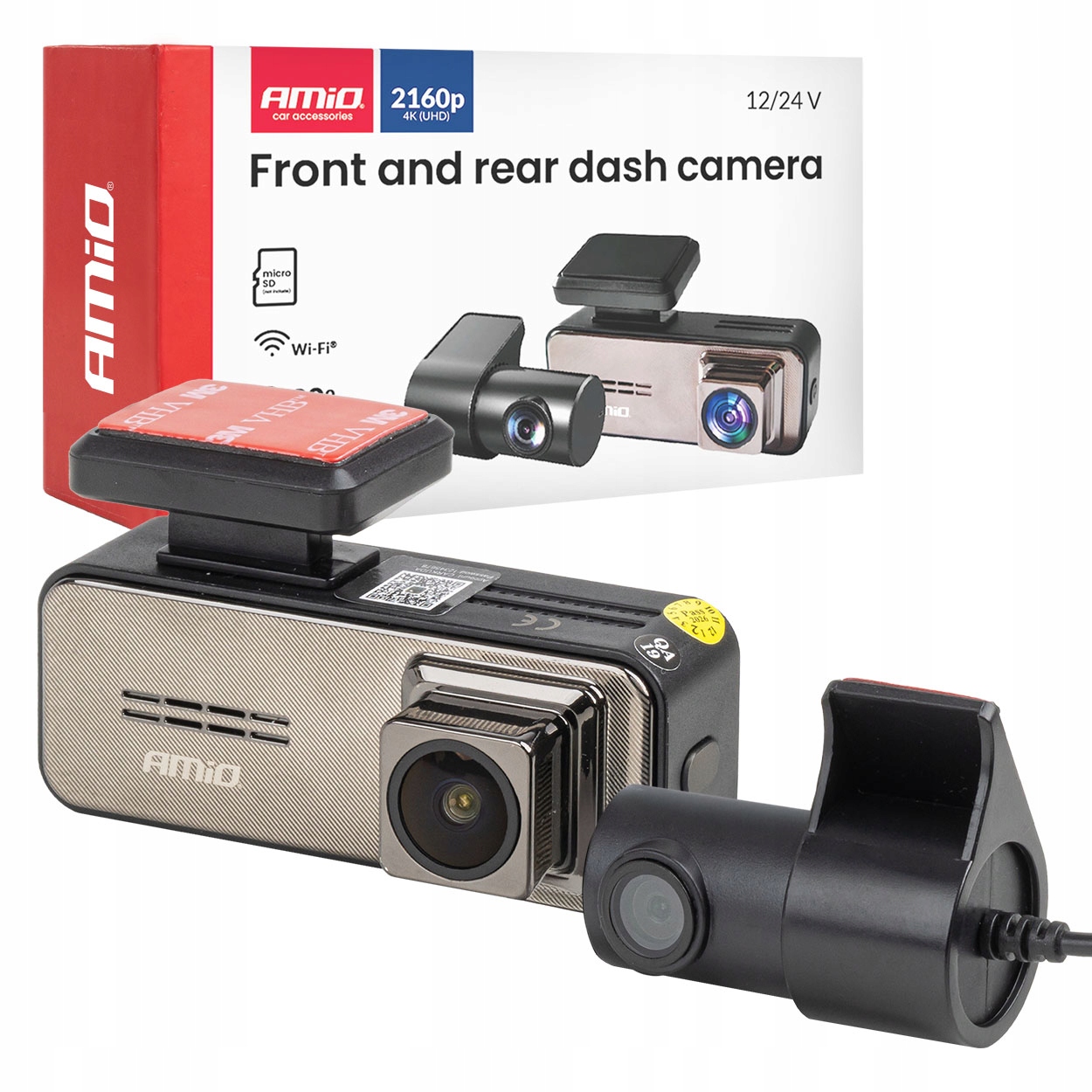 Kamera do auta so zadnou kamerou 4K 2K Wlan 512 Gb Wifi Uhd AMIO-04801