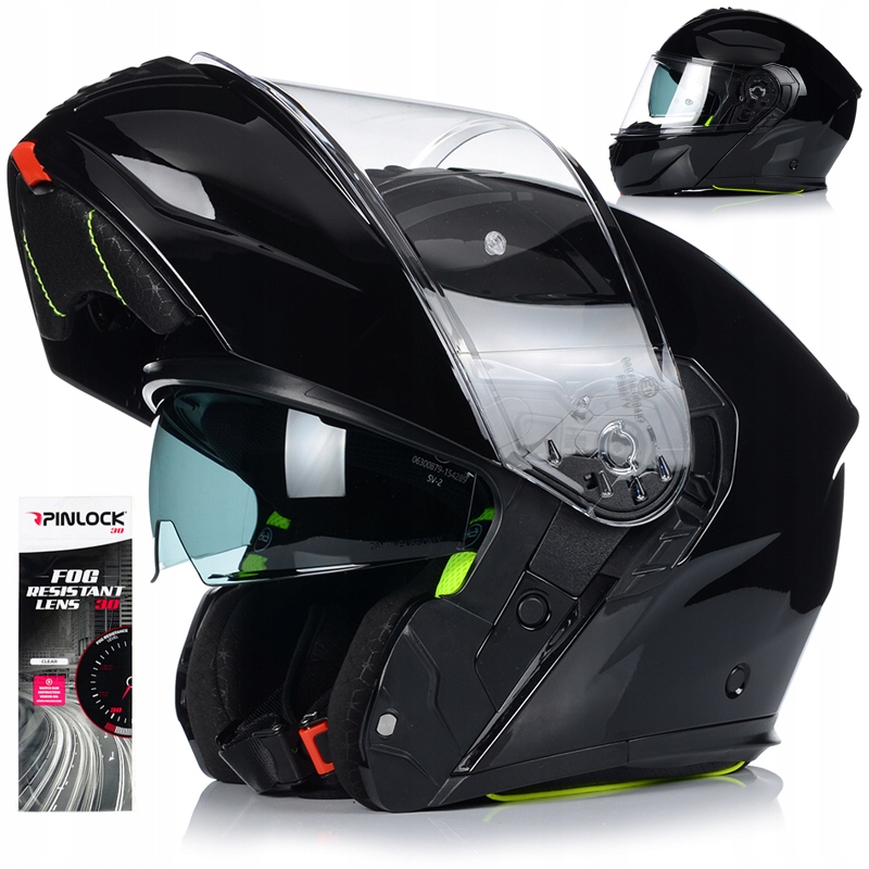 

Szczękowy Kask Motocyklowy Naxa FO7 Pinlock Blenda