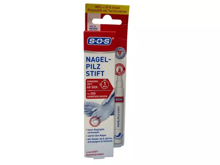 SOS PISAK NA GRZYBICĘ PAZNOKCI DŁONI I STÓP, 4ML