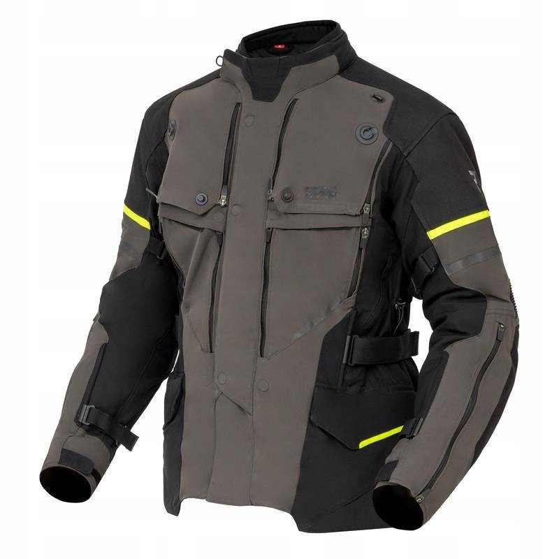 KURTKA motocyklowa REBELHORN RANGE ANTHRACITE/BLACK/FLUO YELLOW 3XL