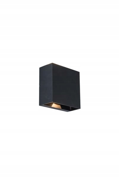 Venkovní nástěnná lampa Gemini Beams led 10w 3000k ip54 černá Lutec