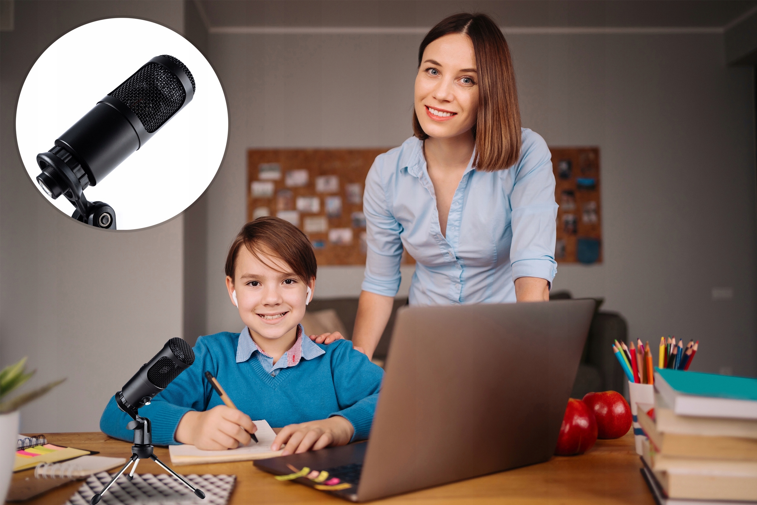 MIKROFON STUDYJNY GAMING Streaming Profesjonalny POJEMNOŚCIOWY STATYW Model Gaming Streaming